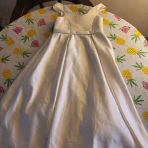 David's Bridal flower girl dress